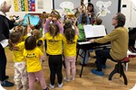 Il Concerto viene a scuola: Scuola Materna Pan di Zenzero - Andrea Musso e Titta Sanità
